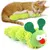 IntiMeg Jouet de chenille en peluche pour chat  2 articles