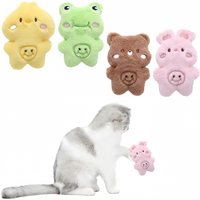 Pet Planet Quatre Pièces Jouets En Peluche À L'herbe À Chat Pour Chats