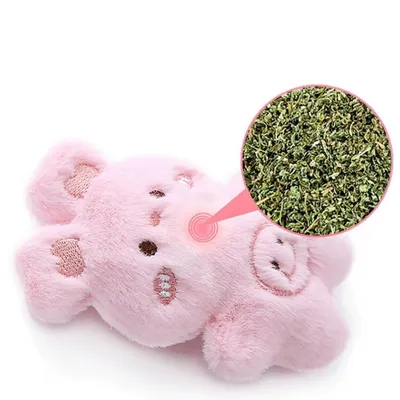 Pet Planet Quatre Pièces Jouets En Peluche À L'herbe À Chat Pour Chats