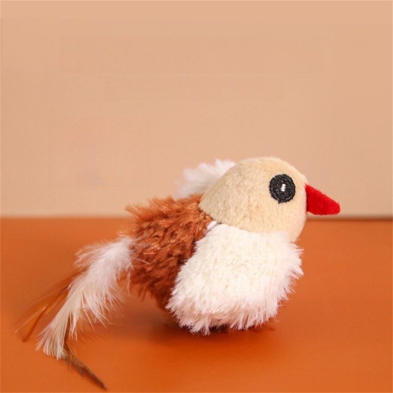IntiMeg Jouet pour chat en forme d'oiseau simulé