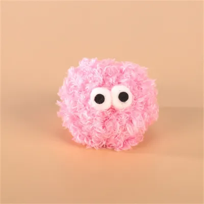 IntiMeg Jouet pour chat en forme de boule de mousse colorée