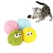 IntiMeg Jouet pour chat en forme de boule de mousse colorée
