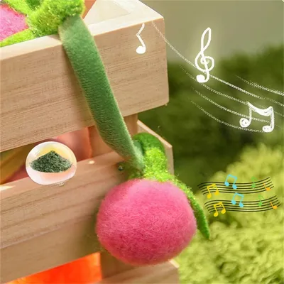 Pet Planet Jouet pour chat en forme de légume avec catnip