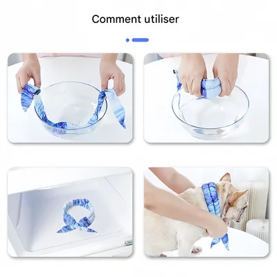 Pet Planet Écharpe froide en gel pour animaux de compagnie
