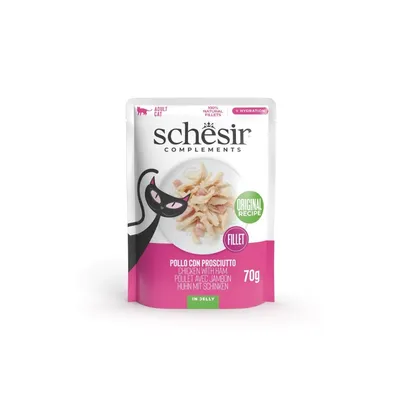SCHESIR - Gelee Poulet/jambon Schesir Chat SCHESIR - Gelee Poulet/jambon Schesir Chat