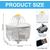 Qinhul Fontaine à eau automatique pour chat