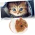 Qinhul Jouet en peluche pour chat en forme de souris