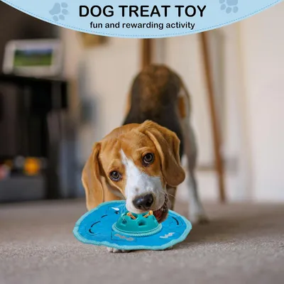 Qinhul Frisbee en forme de nourriture pour chien