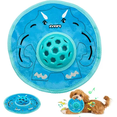 Qinhul Frisbee en forme de nourriture pour chien