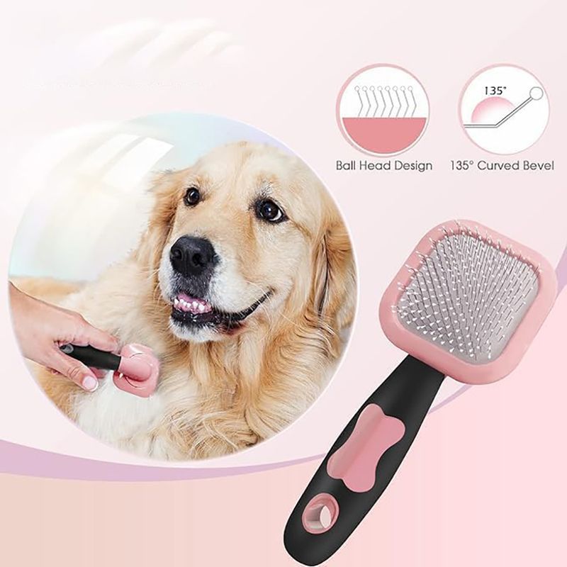 Qinhul Peigne rotatif pour chats et chiens