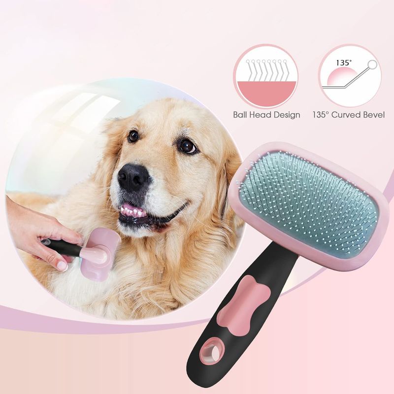 Qinhul Peigne rotatif pour chats et chiens