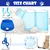 Qinhul Kit de nettoyage et de toilettage pour chat