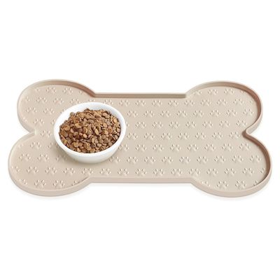 Qinhul Tapis antidérapant en silicone pour gamelles de chat et de chien
