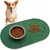 Qinhul Tapis de nourriture pour chien en silicone Qinhul Tapis de nourriture pour chien en silicone