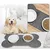 Qinhul Tapis antidérapant en silicone pour gamelles de chat et de chien