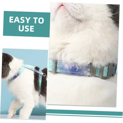 Qinhul Laisse réglable pour chat Qinhul Laisse réglable pour chat