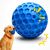 Qinhul Boule en nid d'abeille pour le nettoyage des dents du chien