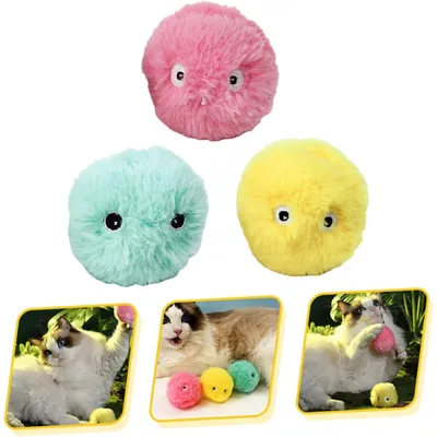 Qinhul Balle jouet interactive pour chat
