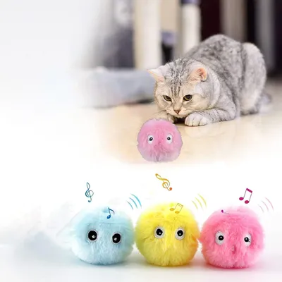 Qinhul Balle jouet interactive pour chat