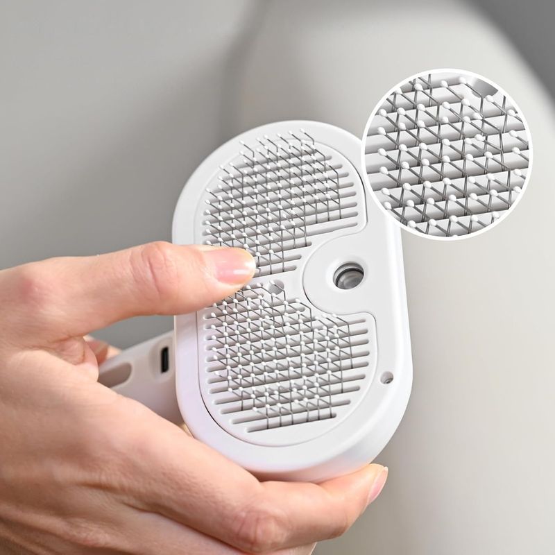 Qinhul Peigne vaporisateur pour chat