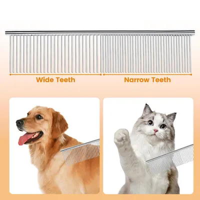 Qinhul Peigne de toilettage pour chat