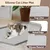 Qinhul Tapis de litière pour chat résistant aux éclaboussures