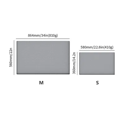 Qinhul Tapis de litière pour chat résistant aux éclaboussures