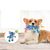 Qinhul Jouet sonore en peluche pour chien