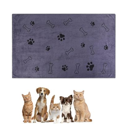 Qinhul Serviette absorbante à séchage rapide pour chien