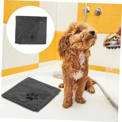 Qinhul Serviette absorbante pour chat et chien