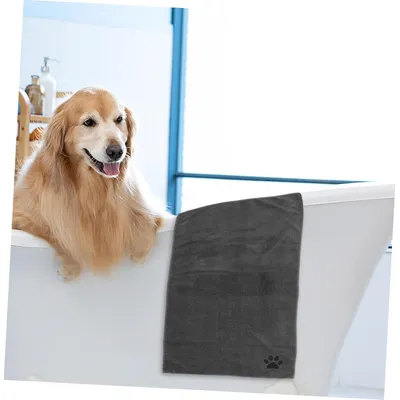 Qinhul Serviette absorbante pour chat et chien