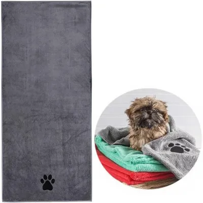 Qinhul Serviette absorbante pour chat et chien