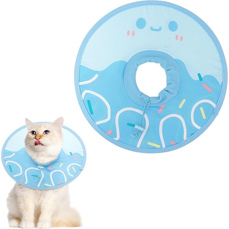 Qinhul Collier de rééducation anti-léchage pour chat