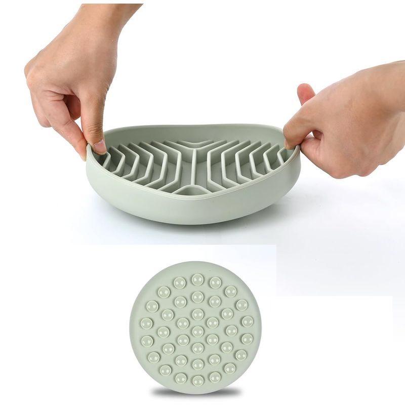 Gamelle en silicone à alimentation lente pour chien