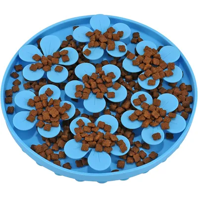 Qinhul Utensilios de alimentación lenta para gatos y perros
