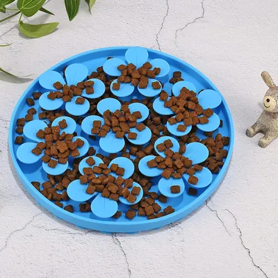 Qinhul Ustensiles d'alimentation lente pour chats et chiens