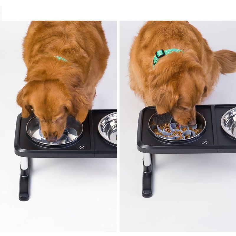 Qinhul Doublure de gamelle pour chien à alimentation lente