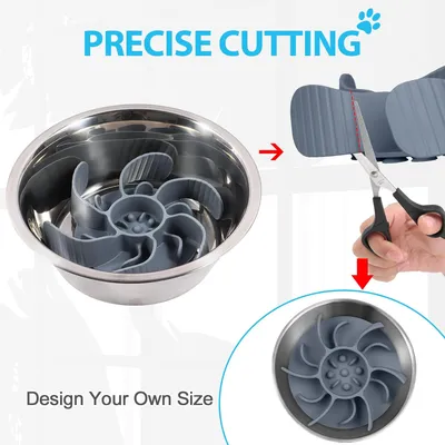 Qinhul Doublure de gamelle pour chien à alimentation lente