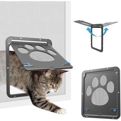 Qinhul Porte moustiquaire pour chat et chien