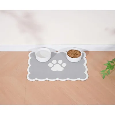 Qinhul Tapis d'alimentation pour chats et chiens Qinhul Tapis d'alimentation pour chats et chiens