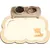 Qinhul Tapis d'alimentation pour chat