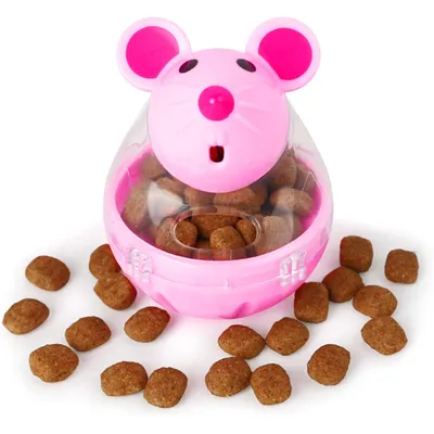 Qinhul Jouets distributeurs de friandises pour chats