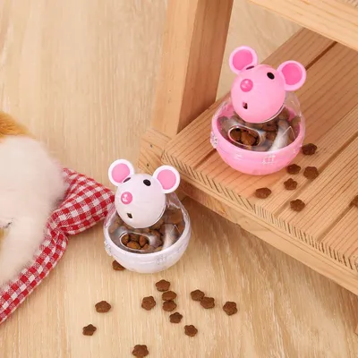 Qinhul Jouets distributeurs de friandises pour chats