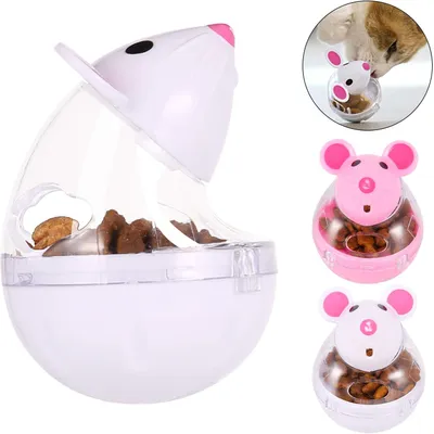 Qinhul Jouets distributeurs de friandises pour chats
