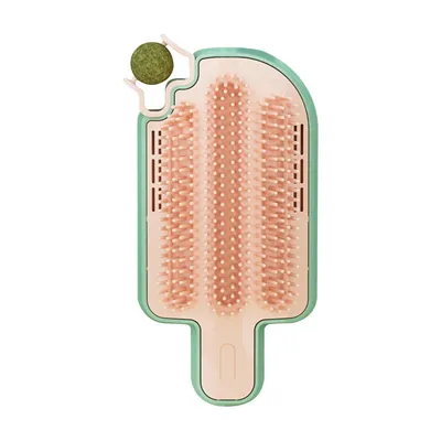 Qinhul Brosse de massage pour chat