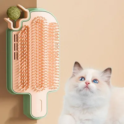 Qinhul Brosse de massage pour chat