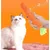 Qinhul Jouets de chat interactifs carottes