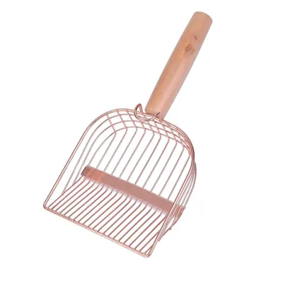 Qinhul Pelle à litière pour chat en acier inoxydable