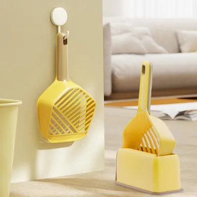 Pelle à litière pour chat avec base