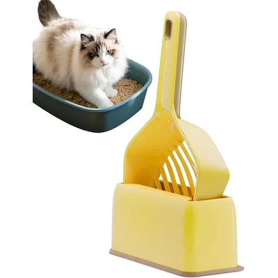Pelle à litière pour chat avec base Pelle à litière pour chat avec base